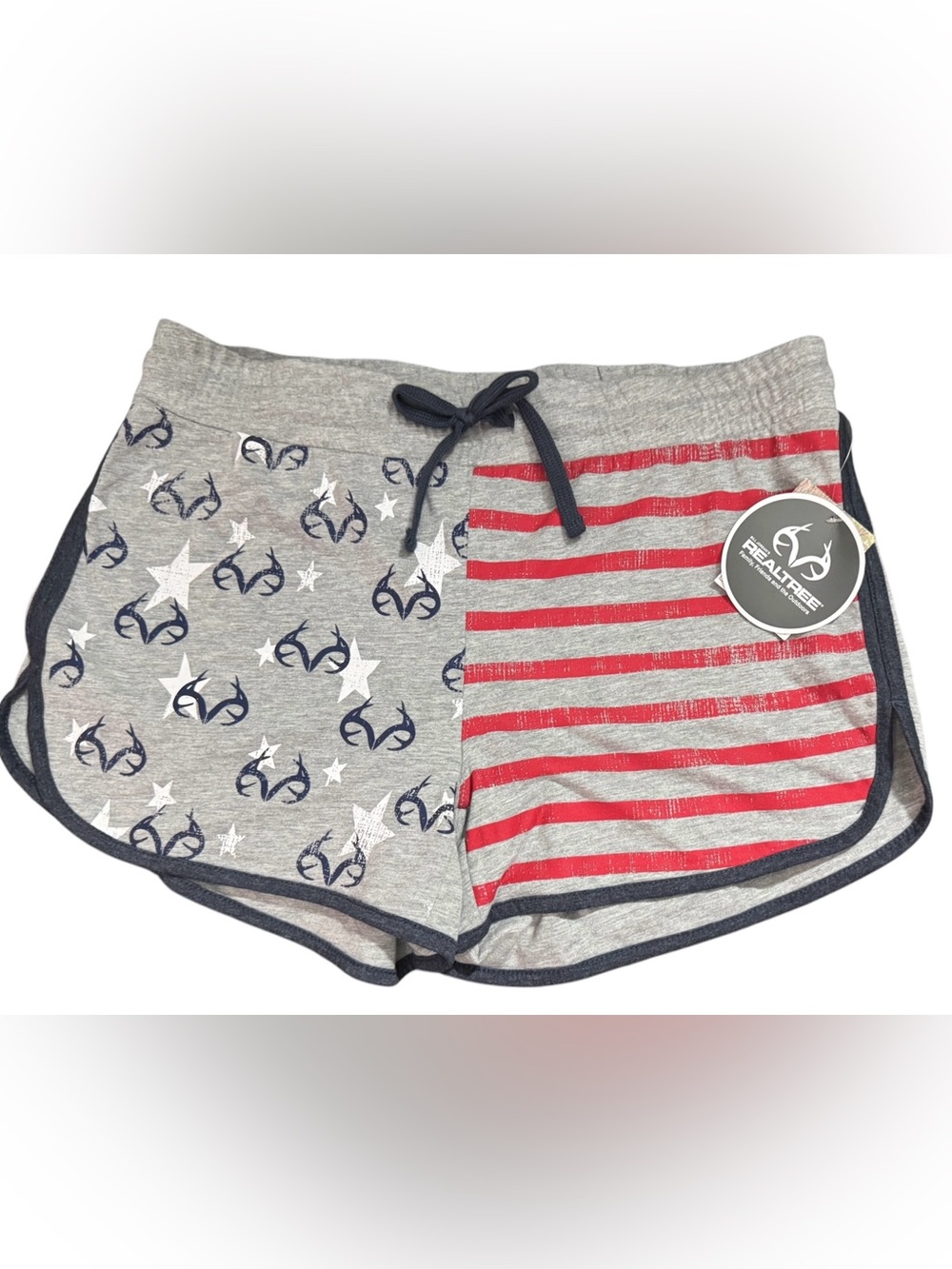 Realtree Patriotic Lounge Shorts Size L NWT